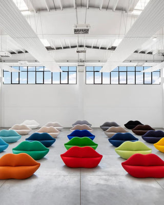 Gufram Bocca Unlimited sofa with upholstery in bouclé wool - Buy now on ShopDecor - Discover the best products by GUFRAM design