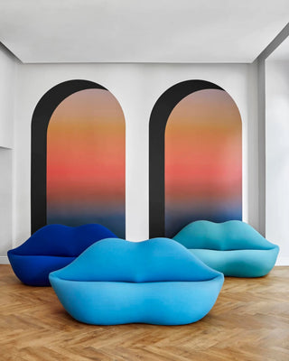 Gufram Bocca Unlimited sofa with upholstery in bouclé wool - Buy now on ShopDecor - Discover the best products by GUFRAM design