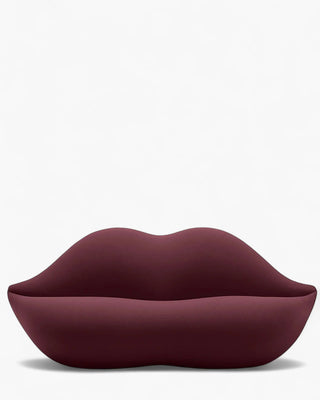 Gufram Bocca Unlimited sofa with upholstery in bouclé wool Gufram Wine 710 - Buy now on ShopDecor - Discover the best products by GUFRAM design