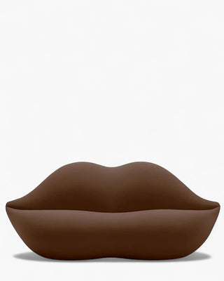 Gufram Bocca Unlimited sofa with upholstery in bouclé wool Gufram Chocolate 713 - Buy now on ShopDecor - Discover the best products by GUFRAM design