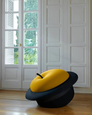 Gufram MAgriTTA seat in polyurethane upholstered with bouclé wool - Buy now on ShopDecor - Discover the best products by GUFRAM design