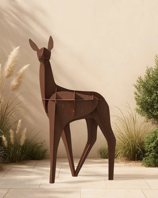 Ibride Callisto doe console corten steel - Buy now on ShopDecor - Discover the best products by IBRIDE design