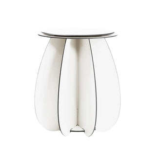 Ibride Gardenia Cholla stool Ibride Matt white 45 cm - 17.72 inch - Buy now on ShopDecor - Discover the best products by IBRIDE design