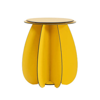 Ibride Gardenia Cholla stool Ibride Matt buttercup yellow 45 cm - 17.72 inch - Buy now on ShopDecor - Discover the best products by IBRIDE design