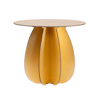 Ibride Gardenia Parodia Magnifica coffee table Ibride Brushed gold 60 cm - 23.63 inch - Buy now on ShopDecor - Discover the best products by IBRIDE design
