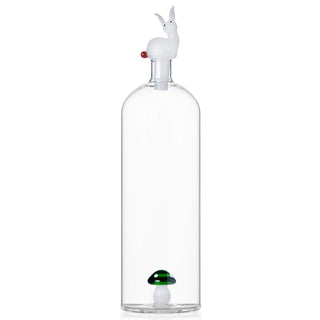 Ichendorf Alice bottle green mushroom & white rabbit by Alessandra Baldereschi - Buy now on ShopDecor - Discover the best products by ICHENDORF design