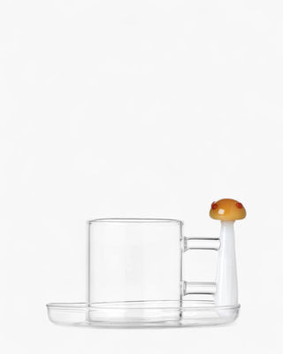 Ichendorf Alice coffee cup mushroom with saucer Ichendorf Mushroom Amber - Buy now on ShopDecor - Discover the best products by ICHENDORF design