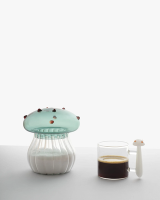 Ichendorf Alice coffee cup mushroom with saucer - Buy now on ShopDecor - Discover the best products by ICHENDORF design