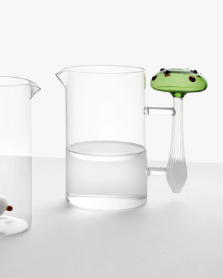 Ichendorf Alice jug white rabbit & pink mushroom - Buy now on ShopDecor - Discover the best products by ICHENDORF design