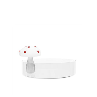Ichendorf Alice saucer white mushroom with red dots by Alessandra Baldereschi - Buy now on ShopDecor - Discover the best products by ICHENDORF design
