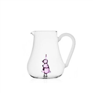 Ichendorf Animal Farm pitcher pink rabbit by Alessandra Baldereschi - Buy now on ShopDecor - Discover the best products by ICHENDORF design