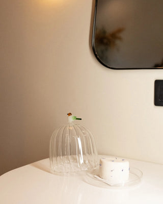 Ichendorf Animal Farm optic dome with dish bird - Buy now on ShopDecor - Discover the best products by ICHENDORF design