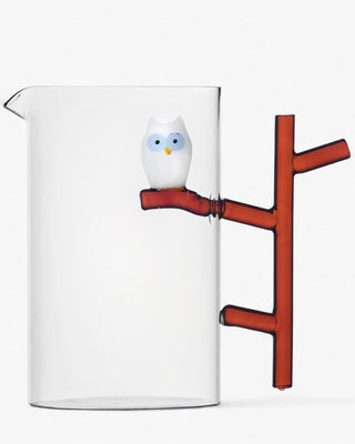 Ichendorf Animal Farm pitcher with coloured handle Ichendorf White Owl - Buy now on ShopDecor - Discover the best products by ICHENDORF design