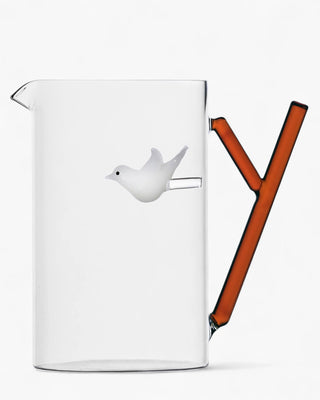 Ichendorf Animal Farm pitcher with coloured handle Ichendorf White Bird - Buy now on ShopDecor - Discover the best products by ICHENDORF design
