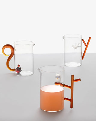 Ichendorf Animal Farm pitcher with coloured handle - Buy now on ShopDecor - Discover the best products by ICHENDORF design