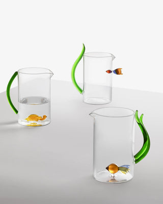 Ichendorf Animal Farm pitcher with coloured handle - Buy now on ShopDecor - Discover the best products by ICHENDORF design