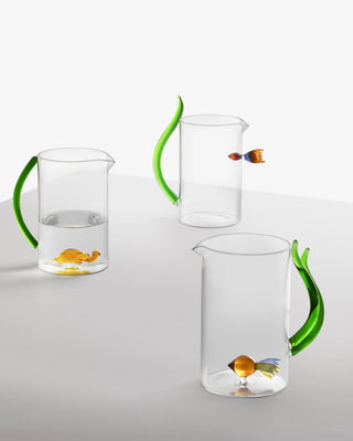 Ichendorf Animal Farm pitcher with coloured handle - Buy now on ShopDecor - Discover the best products by ICHENDORF design