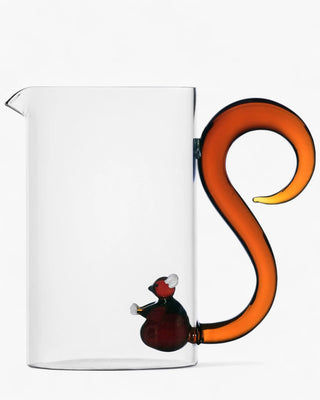 Ichendorf Animal Farm pitcher with coloured handle Ichendorf Long-Tailed Squirrel - Buy now on ShopDecor - Discover the best products by ICHENDORF design