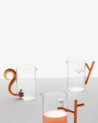 Ichendorf Animal Farm pitcher with coloured handle - Buy now on ShopDecor - Discover the best products by ICHENDORF design
