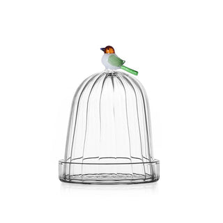 Ichendorf Animal Farm optic dome with dish bird diam. 11 cm. by Alessandra Baldereschi - Buy now on ShopDecor - Discover the best products by ICHENDORF design