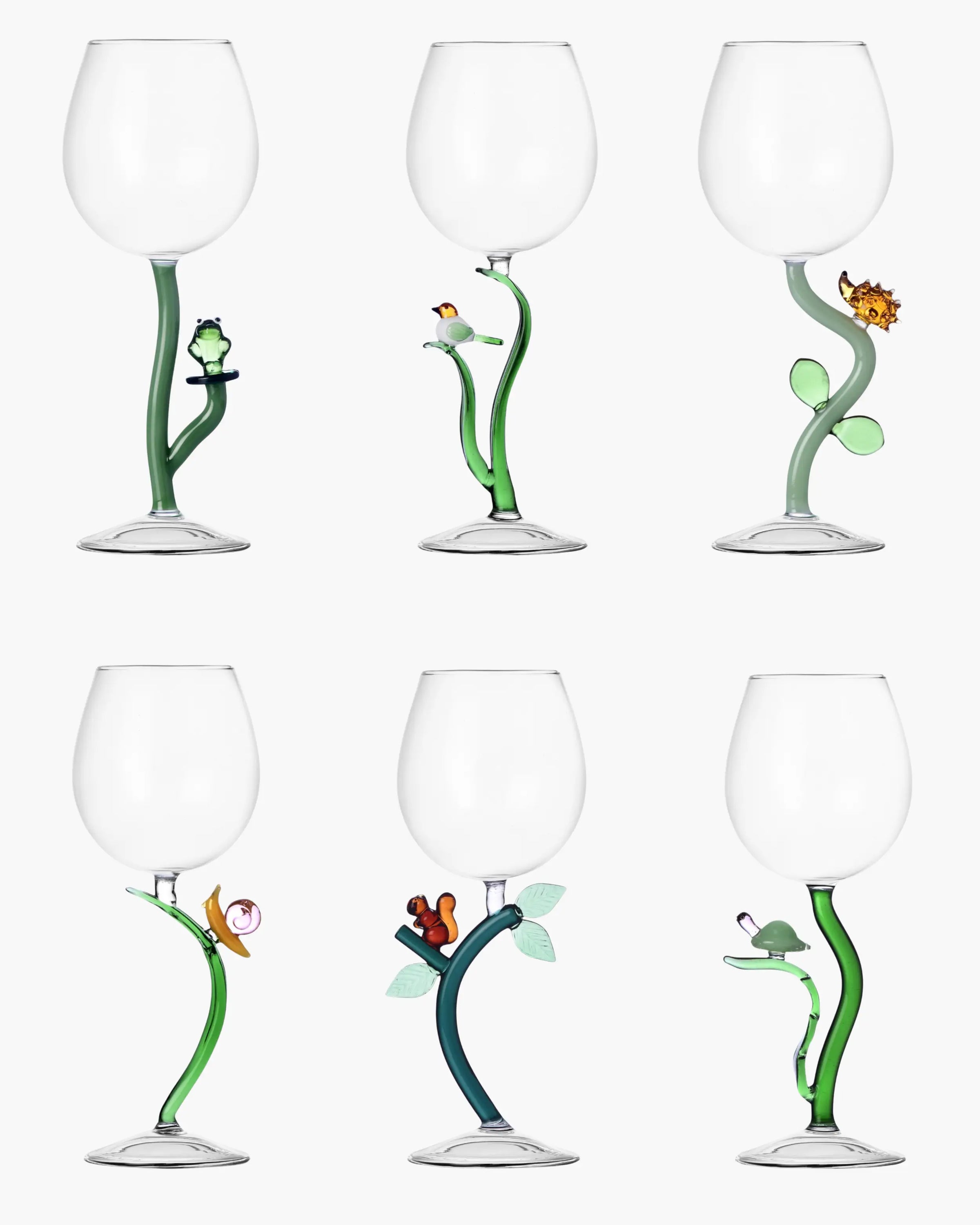 Ichendorf Animal Farm set 6 goblets mix