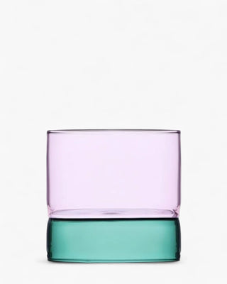 Ichendorf Bamboo Groove tumbler Ichendorf Pink Petrol - Buy now on ShopDecor - Discover the best products by ICHENDORF design