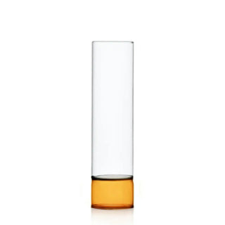 Ichendorf Bamboo Groove flower vase Ichendorf Transparent Amber - Buy now on ShopDecor - Discover the best products by ICHENDORF design