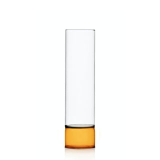 Ichendorf Bamboo Groove flower vase Ichendorf Transparent Amber - Buy now on ShopDecor - Discover the best products by ICHENDORF design