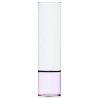 Ichendorf Bamboo Groove flower vase Ichendorf Transparent Pink - Buy now on ShopDecor - Discover the best products by ICHENDORF design