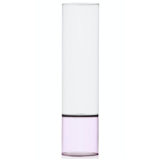 Ichendorf Bamboo Groove flower vase Ichendorf Transparent Pink - Buy now on ShopDecor - Discover the best products by ICHENDORF design