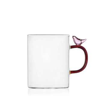 Ichendorf Birds mug pink bird by Tomoko Mizu - Buy now on ShopDecor - Discover the best products by ICHENDORF design