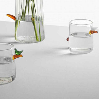 Ichendorf Birds water glass green bird by Tomoko Mizu - Buy now on ShopDecor - Discover the best products by ICHENDORF design