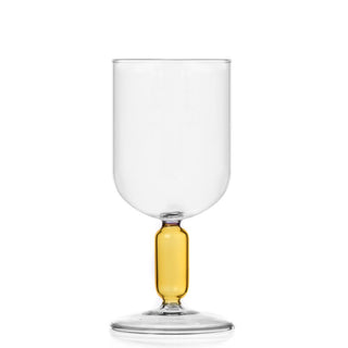 Ichendorf Bloom stemmed glass Amber - Buy now on ShopDecor - Discover the best products by ICHENDORF design