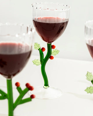 Ichendorf Botanica Christmas Edition stemmed glass - Buy now on ShopDecor - Discover the best products by ICHENDORF design