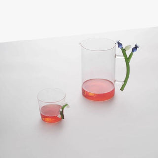 Ichendorf Botanica tumbler light blue flower by Alessandra Baldereschi - Buy now on ShopDecor - Discover the best products by ICHENDORF design