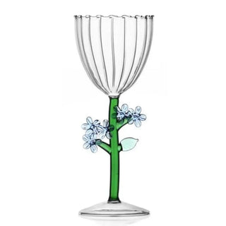 Ichendorf Botanica optical stemmed glass flower Ichendorf Light Blue Flower - Buy now on ShopDecor - Discover the best products by ICHENDORF design
