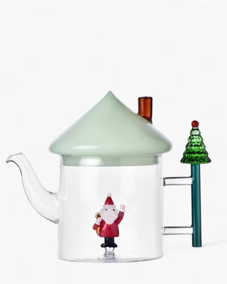 Ichendorf Christmas Tales teapot Santa Claus with green cap - Buy now on ShopDecor - Discover the best products by ICHENDORF design