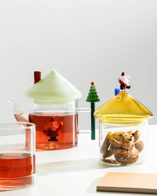 Ichendorf Christmas Tales teapot Santa Claus with green cap - Buy now on ShopDecor - Discover the best products by ICHENDORF design