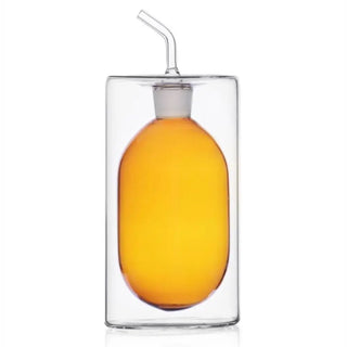 Ichendorf Cilindro Colore olive oil bottle Ichendorf Cilindro Amber 250 ml - 8.45 oz - Buy now on ShopDecor - Discover the best products by ICHENDORF design