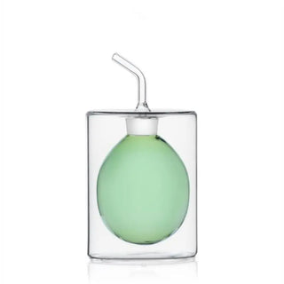 Ichendorf Cilindro Colore olive oil bottle Ichendorf Cilindro Colore Green 150 ml - 5.07 oz - Buy now on ShopDecor - Discover the best products by ICHENDORF design