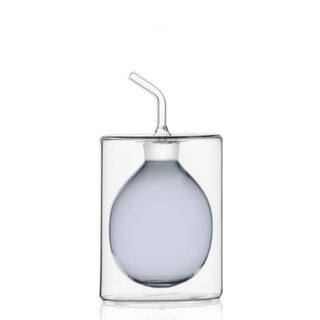 Ichendorf Cilindro Colore olive oil bottle Ichendorf Cilindro Colore Smoke 150 ml - 5.07 oz - Buy now on ShopDecor - Discover the best products by ICHENDORF design