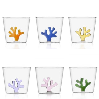 Ichendorf Coral Reef set 6 tumblers coral mix by Alessandra Baldereschi - Buy now on ShopDecor - Discover the best products by ICHENDORF design