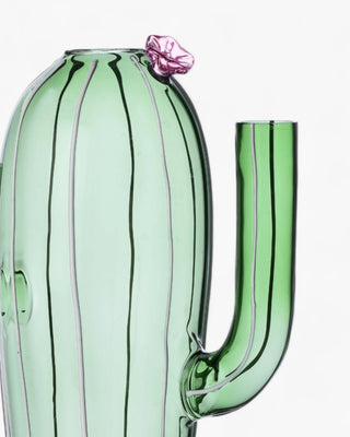 Ichendorf Desert Plants jug green cactus with pink flower - Buy now on ShopDecor - Discover the best products by ICHENDORF design