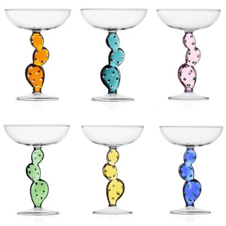Ichendorf Desert Plants set 6 champagne bowls cactus mix - Buy now on ShopDecor - Discover the best products by ICHENDORF design