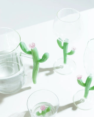 Ichendorf Desert Plants stemmed glass cactus matt green - Buy now on ShopDecor - Discover the best products by ICHENDORF design