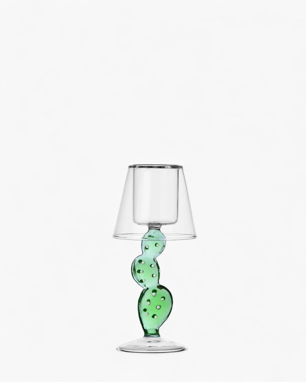 Ichendorf Green Cactus Tealight - White Dots