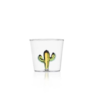 Ichendorf Desert Plants tumbler with cactus Ichendorf Cactus Green Amber - Buy now on ShopDecor - Discover the best products by ICHENDORF design