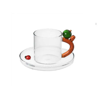 Ichendorf Fruits & Flowers coffee/tea cup with saucer Ichendorf Apple Coffee - Buy now on ShopDecor - Discover the best products by ICHENDORF design