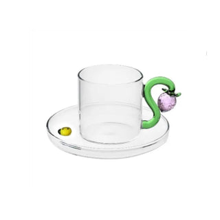 Ichendorf Fruits & Flowers coffee/tea cup with saucer Ichendorf Strawberry Coffee - Buy now on ShopDecor - Discover the best products by ICHENDORF design