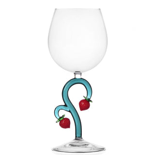 Ichendorf Fruits & Flowers stemmed glass Ichendorf Red Strawberry - Buy now on ShopDecor - Discover the best products by ICHENDORF design